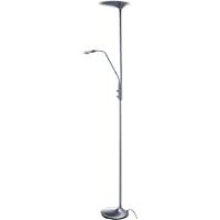 Trio - Lámpara de pie con 5 luces- inPlafon- 4-5 W- LED- Osram- color níquel